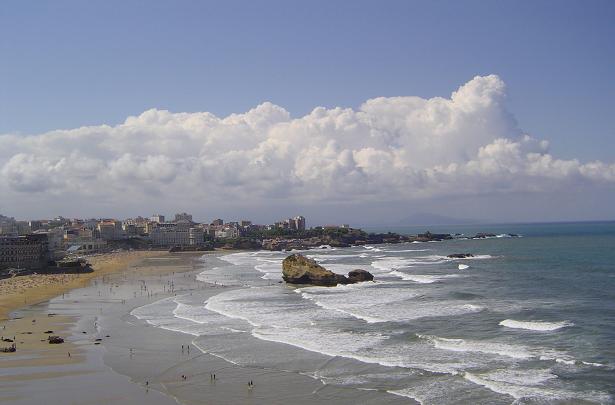 Beach in Biarritz